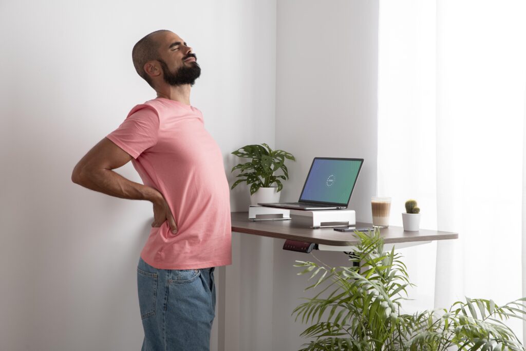 trabalhar em casa em uma estacao de trabalho ergonomica 1